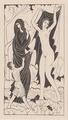 Nature and Nakedness <br/> signed wood engraving by Eric Gill